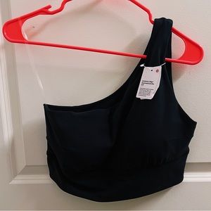 NWT Align Asymmetrical Bra C/D (Black)